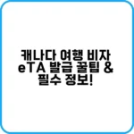 캐나다 여행 비자 신청 방법 안내
